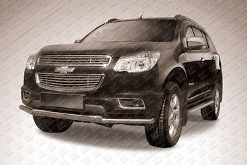 Передняя защита для Chevrolet TrailBlazer (2012-2015) - ОбвесКарРу VIN: CHTB12-004. 