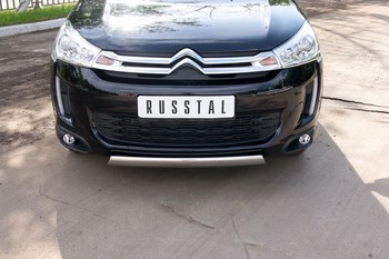 Передняя защита для Citroen Aircross (2012-2015) - ОбвесКарРу VIN: C4Z-000552. 