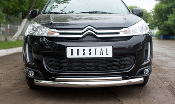 Передняя защита для Citroen C-Crosser (2007-2013) - ОбвесКарРу VIN: CCZ-000171. 