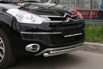 Передняя защита для Citroen C-Crosser (2007-2013)