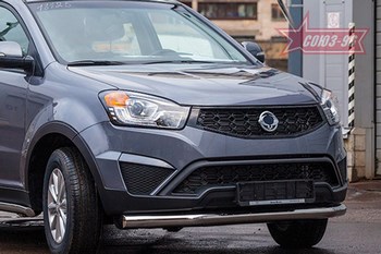 Передняя защита для SsangYong Actyon (2013-2015) - ОбвесКарРу VIN: SYAC.48.1892. 