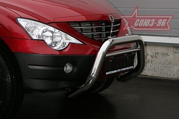 Передняя защита для SsangYong Actyon (2006-2010) - ОбвесКарРу VIN: SYAC.56.0597. 