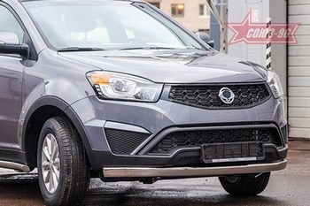 Передняя защита для SsangYong Actyon (2013-2015) - ОбвесКарРу VIN: SYAC.48.1894. 