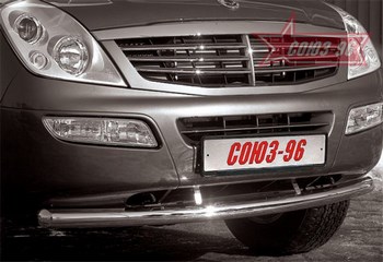Передняя защита для SsangYong Rexton (2005-2007) - ОбвесКарРу VIN: SYRX.48.0020. 
