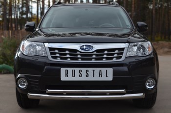 Передняя защита для Subaru Forester (2007-2013) - ОбвесКарРу VIN: SFRZ-001000. 