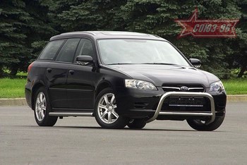 Передняя защита для Subaru Outback (2003-2007) - ОбвесКарРу VIN: SULO.56.0078. 