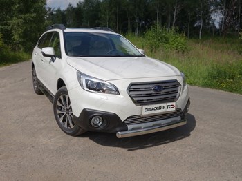 Передняя защита для Subaru Outback (2015-) - ОбвесКарРу VIN: SUBOUT15-04. 