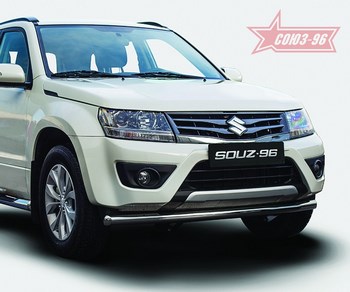 Передняя защита для Suzuki Grand Vitara (2012-2014) - ОбвесКарРу VIN: SZGV.48.1600. 