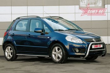 Передняя защита для Suzuki SX4 (2006-2015) - ОбвесКарРу VIN: SZSX.55.0364. 