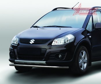 Передняя защита для Suzuki SX4 (2013-2015) - ОбвесКарРу VIN: SZSX.48.1876. 