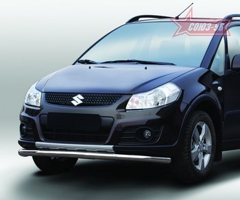 Передняя защита для Suzuki SX4 (2013-2015) - ОбвесКарРу VIN: SZSX.48.1877. 