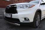 Передняя защита для Toyota Highlander (2013-2015)