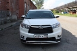 Передняя защита для Toyota Highlander (2013-2015)