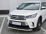 Передняя защита для Toyota Highlander (2016-н.в.)