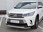 Передняя защита для Toyota Highlander (2016-н.в.)
