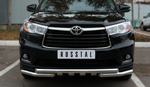 Передняя защита для Toyota Highlander (2013-2015)