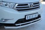 Передняя защита для Toyota Highlander (2010-2013)