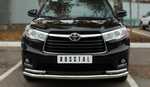 Передняя защита для Toyota Highlander (2013-2015)