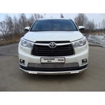 Передняя защита для Toyota Highlander (2013-2015)