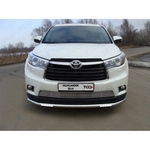 Передняя защита для Toyota Highlander (2013-2015)