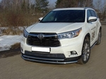Передняя защита для Toyota Highlander (2013-2015)