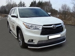 Передняя защита для Toyota Highlander (2013-2015)