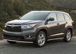 Передняя защита для Toyota Highlander (2013-2015)