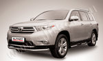 Передняя защита для Toyota Highlander (2010-2013)