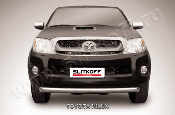 Передняя защита для Toyota Hilux (2011-2015) - ОбвесКарРу VIN: THL11-002. 