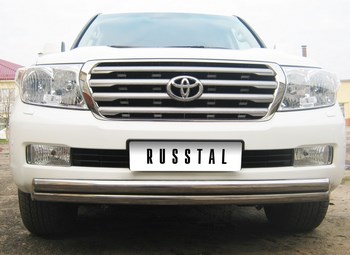 Передняя защита для Toyota Land Cruiser 200 (2007-2012) - ОбвесКарРу VIN: LCZ-000207. 