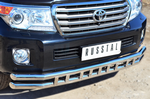 Передняя защита для Toyota Land Cruiser 200 (2012-2015)