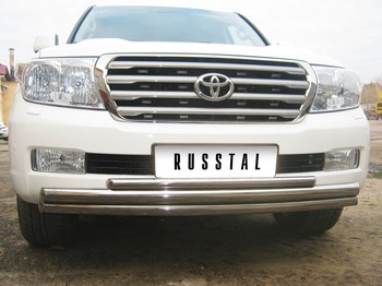 Передняя защита для Toyota Land Cruiser 200 (2007-2012) - ОбвесКарРу VIN: LCZ-000208. 