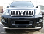 Передняя защита для Toyota Land Cruiser Prado 120 (2002-2009)