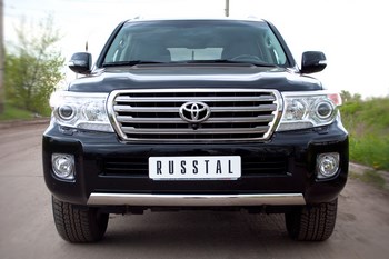 Передняя защита для Toyota Land Cruiser 200 (2012-2015) - ОбвесКарРу VIN: TLCZ-000512. 