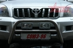 Передняя защита для Toyota Land Cruiser Prado 120 (2002-2009)