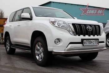 Передняя защита для Toyota Land Cruiser Prado 150 (2013-2017) - ОбвесКарРу VIN: TC15.48.1910. 
