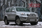 Передняя защита для Toyota Land Cruiser Prado 120 (2002-2009)