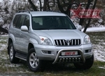 Передняя защита для Toyota Land Cruiser Prado 120 (2002-2009)