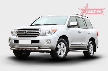 Передняя защита для Toyota Land Cruiser 200 (2012-2015) - ОбвесКарРу VIN: TC20.45.1460. 