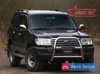 Передняя защита для Toyota Land Cruiser 105 (1998-2007) - ОбвесКарРу VIN: TC15.55.0097. 