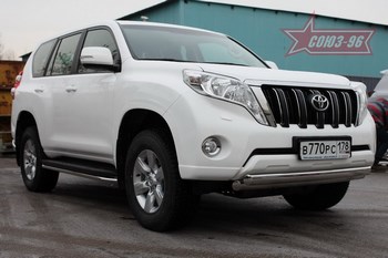 Передняя защита для Toyota Land Cruiser Prado 150 (2013-2017) - ОбвесКарРу VIN: TC15.48.1914. 