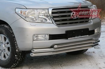 Передняя защита для Toyota Land Cruiser 200 (2007-2012) - ОбвесКарРу VIN: TC20.48.0567. 