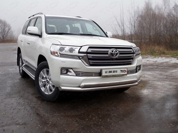 Передняя защита для Toyota Land Cruiser 200 - ОбвесКарРу VIN: TOYLC20015-01. 