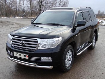 Передняя защита для Toyota Land Cruiser 200 (2012-2015) - ОбвесКарРу VIN: TOYLC20012-12. 