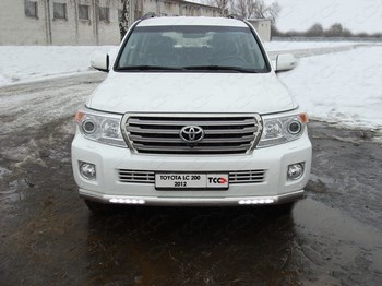 Передняя защита для Toyota Land Cruiser 200 (2012-2015) - ОбвесКарРу VIN: TOYLC20012-15. 