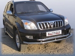 Передняя защита для Toyota Land Cruiser Prado 120 (2002-2009)