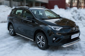 Передняя защита для Toyota RAV4 (2015-н.в.) - ОбвесКарРу VIN: TR4Z-002191. 