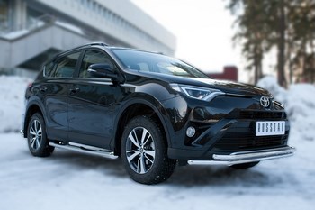 Передняя защита для Toyota RAV4 (2015-н.в.) - ОбвесКарРу VIN: TR4Z-002190. 