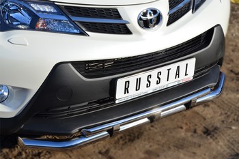 Передняя защита для Toyota RAV4 (2013-2015) - ОбвесКарРу VIN: TR4Z-001280. 