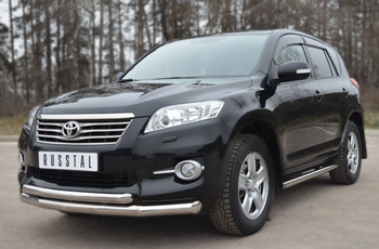 Передняя защита для Toyota RAV4 (2010-2013) - ОбвесКарРу VIN: TRZ-100506. 
